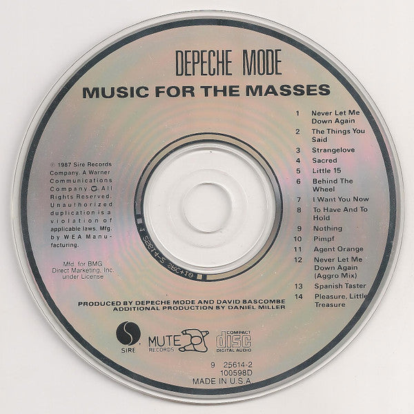 Depeche Mode – Music For The Masses