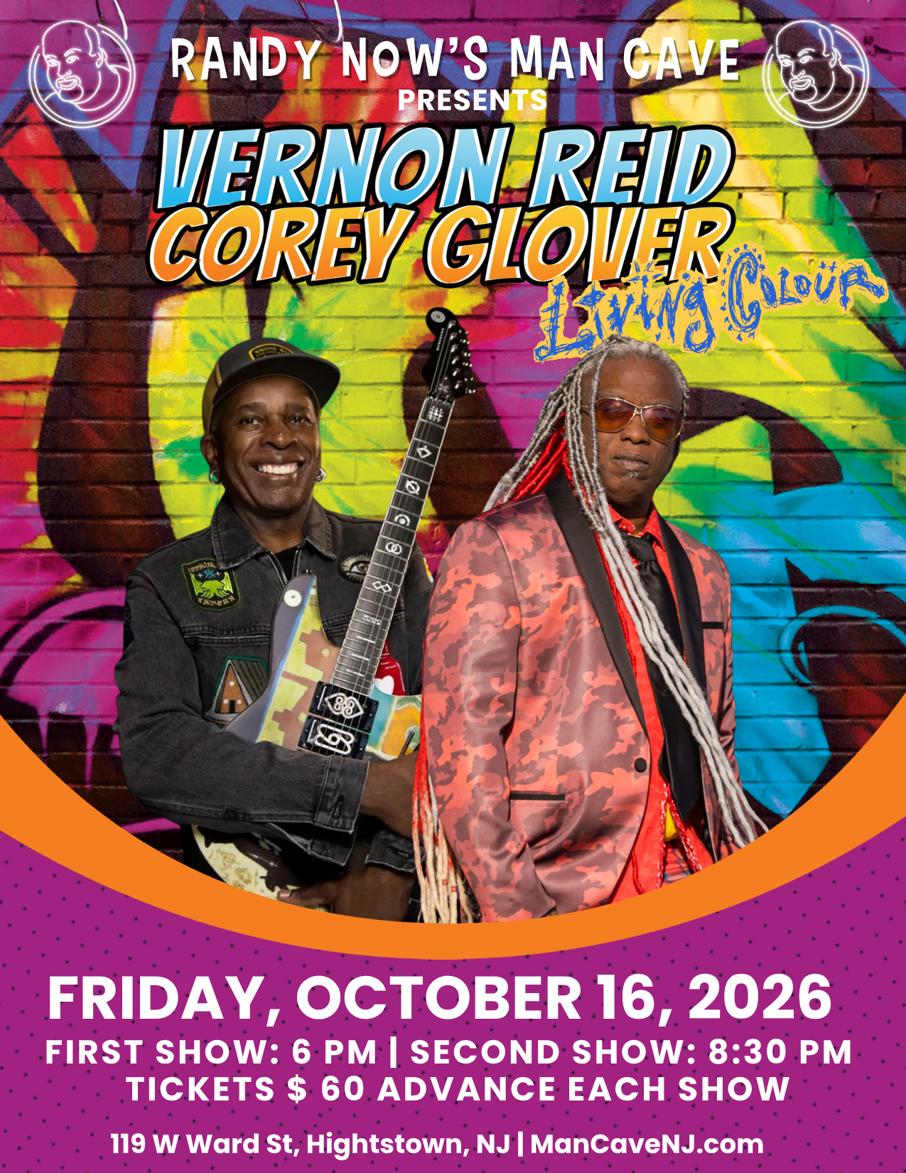 VERNON REID + COREY GLOVER - SHOW ONE