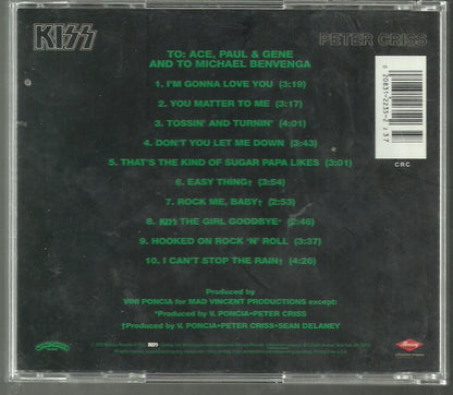 Kiss, Peter Criss : Peter Criss (CD, Album, Club, RE, RM)