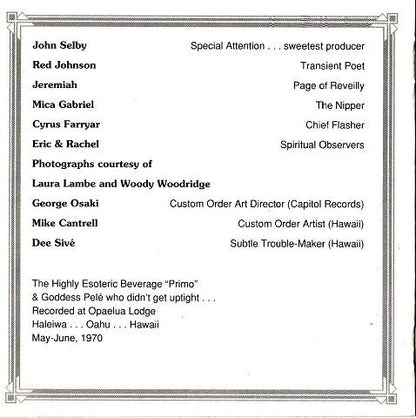 Quicksilver Messenger Service : Just For Love (CD, Album, RE, RM)