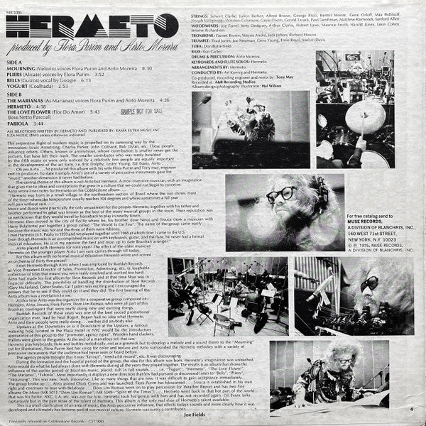 Hermeto* : Hermeto (LP, Album, Promo, RE)