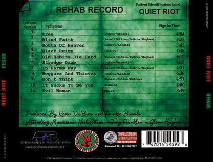 Quiet Riot : Rehab (CD, Album)