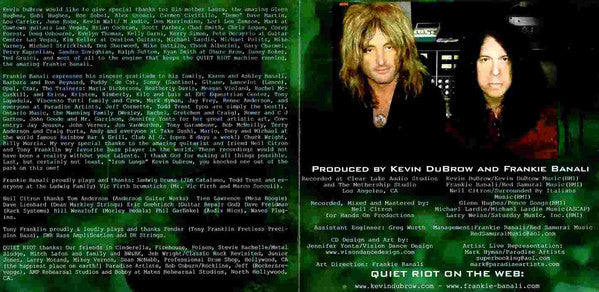 Quiet Riot : Rehab (CD, Album)