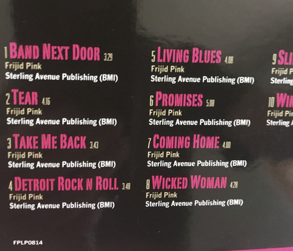 Frijid Pink : Made in Detroit (LP, Album)