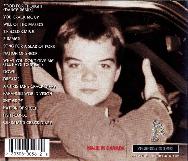 Christ On A Crutch : Shit Edge And Other Songs For The Young And Sentimental (CD, Album, Comp)