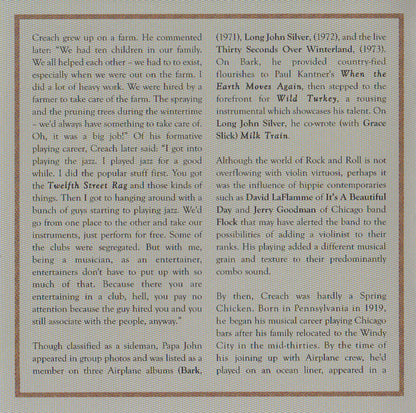 Papa John Creach : Live At The Long Branch Park (2xCD, Album, Unofficial)
