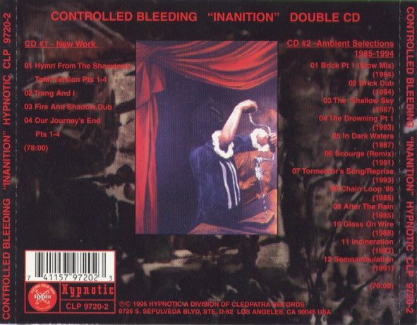 Controlled Bleeding : Inanition (2xCD, Comp)