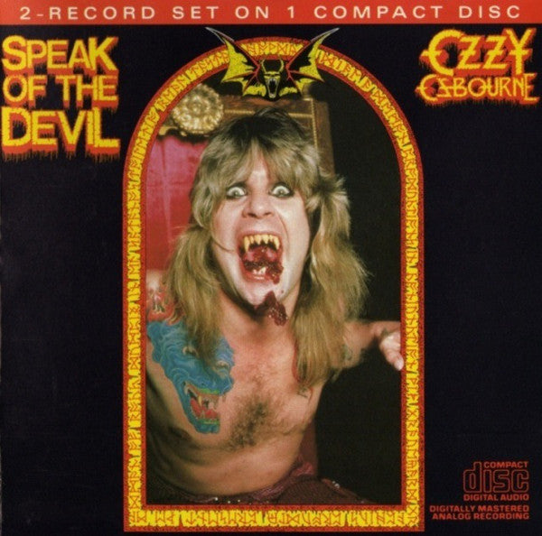 Ozzy Osbourne : Speak Of The Devil (CD, Album, RE)