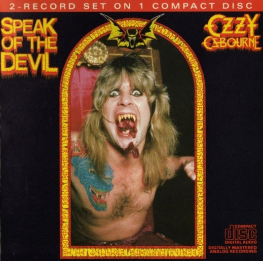 Ozzy Osbourne : Speak Of The Devil (CD, Album, RE)