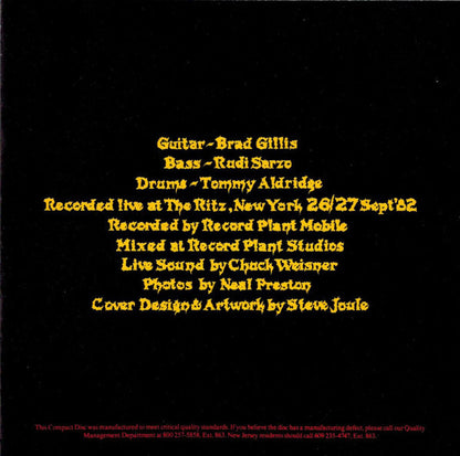 Ozzy Osbourne : Speak Of The Devil (CD, Album, RE)