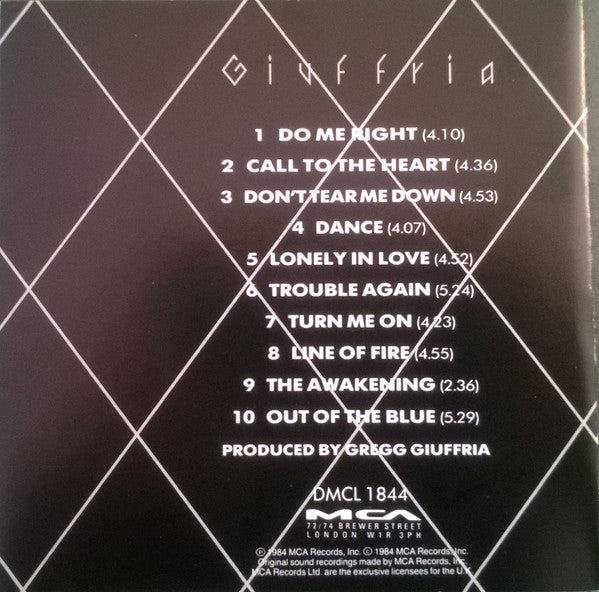 Giuffria : Giuffria (CD, Album, RE)