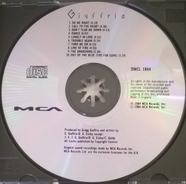 Giuffria : Giuffria (CD, Album, RE)