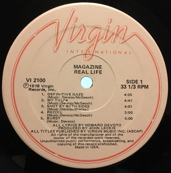 Magazine : Real Life (LP, Album)