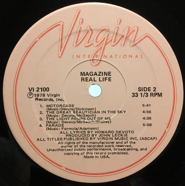 Magazine : Real Life (LP, Album)