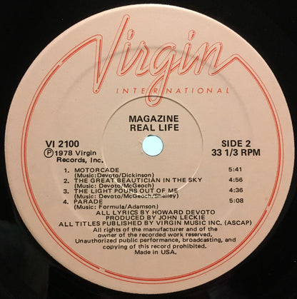 Magazine : Real Life (LP, Album)