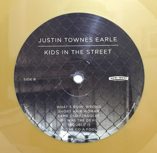 Justin Townes Earle : Kids In The Street (LP, Album, Ltd, Gol + 7")