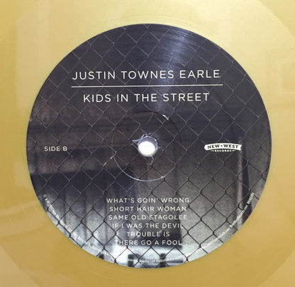 Justin Townes Earle : Kids In The Street (LP, Album, Ltd, Gol + 7")
