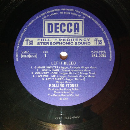The Rolling Stones : Let It Bleed (LP, Album, RE)