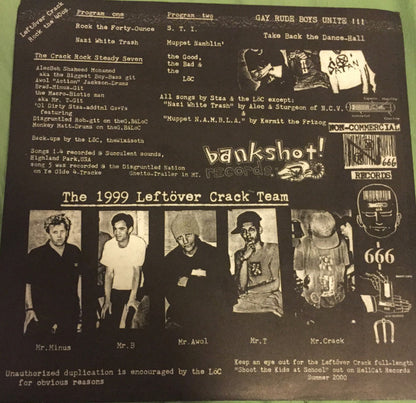 Leftöver Crack : Rock the 40oz (7", EP)