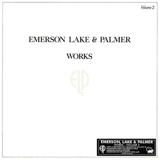 Emerson Lake & Palmer* : Works Volume 2 (LP, RE, RM)
