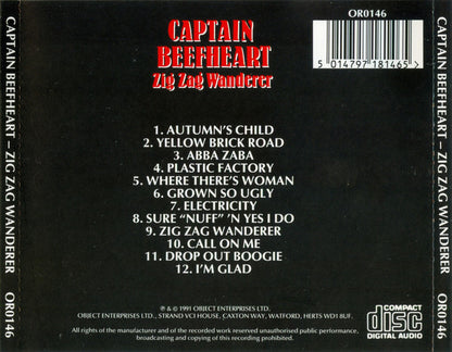 Captain Beefheart : Zig Zag Wanderer (CD, Album, Mono, RE)