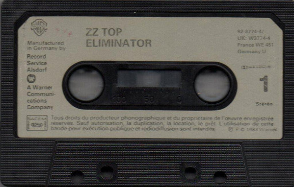 ZZ Top : Eliminator (Cass, Album)