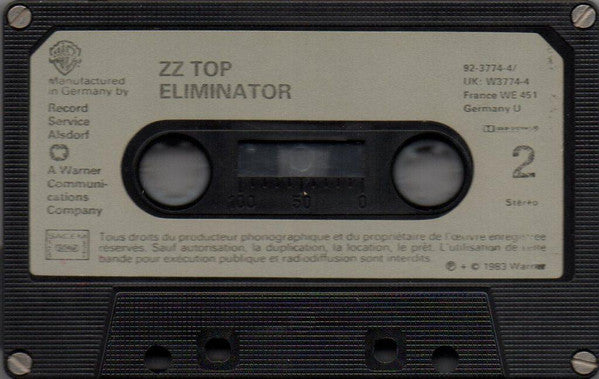 ZZ Top : Eliminator (Cass, Album)