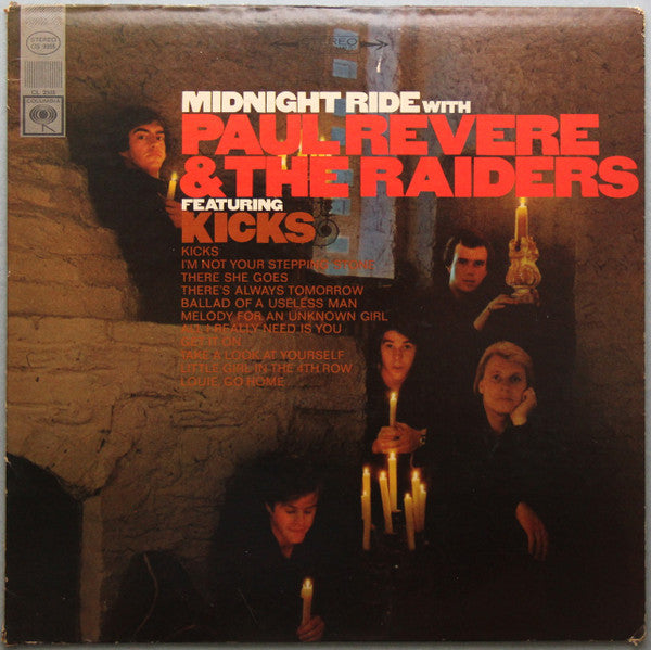 Paul Revere & The Raiders : Midnight Ride (LP, Album, Pit)
