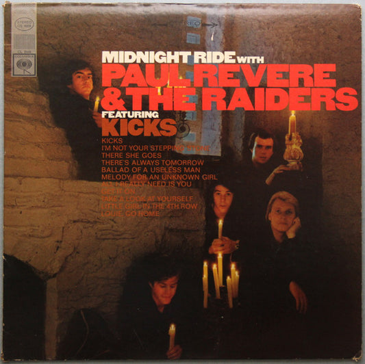 Paul Revere & The Raiders : Midnight Ride (LP, Album, Pit)