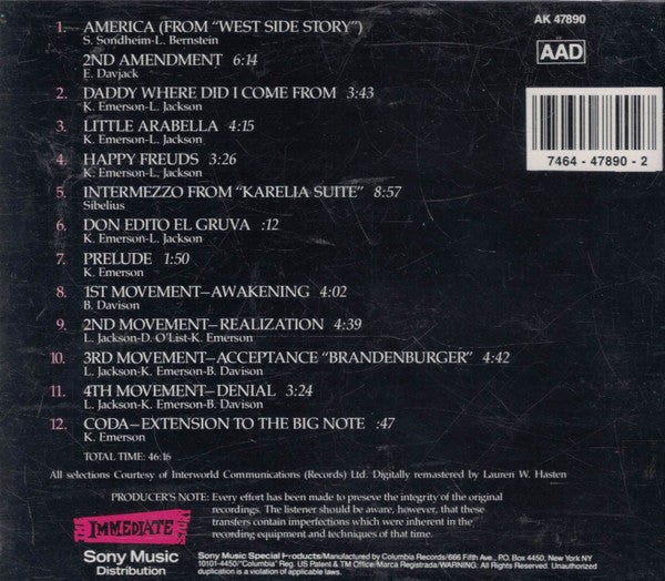 The Nice : Ars Longa Vita Brevis (CD, Album, RE, RM)