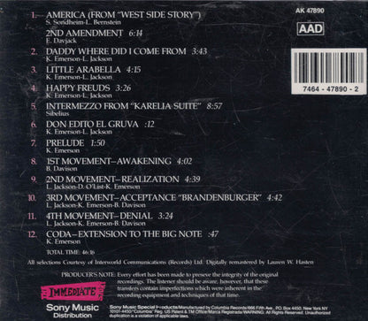 The Nice : Ars Longa Vita Brevis (CD, Album, RE, RM)