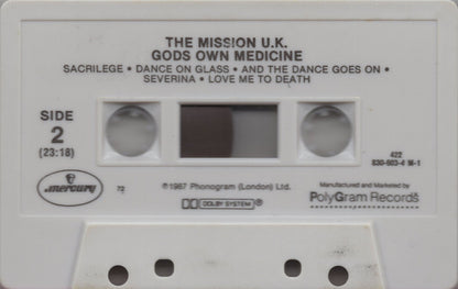 The Mission U.K.* : Gods Own Medicine (Cass, Album)