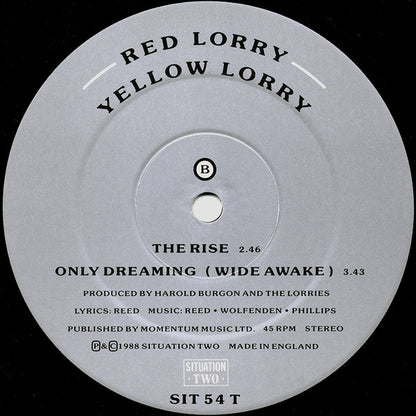 Red Lorry Yellow Lorry : Only Dreaming (Wide Awake) (12", Single)