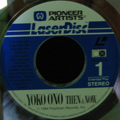 Yoko Ono : Then & Now (Laserdisc, 12", S/Sided, NTSC)