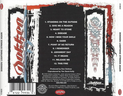 Dokken : Lightning Strikes Again (CD, Album)