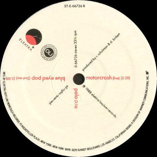 The Sugarcubes : Motorcrash (12", Single)