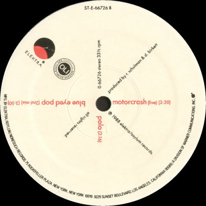 The Sugarcubes : Motorcrash (12", Single)