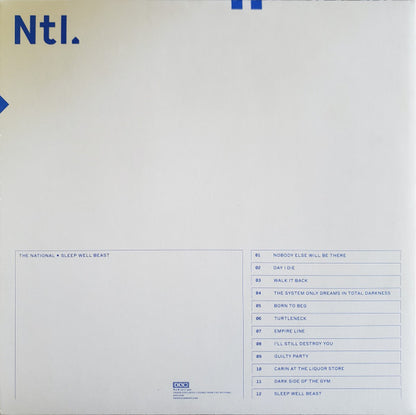 The National : Sleep Well Beast (2xLP, Album, Whi)
