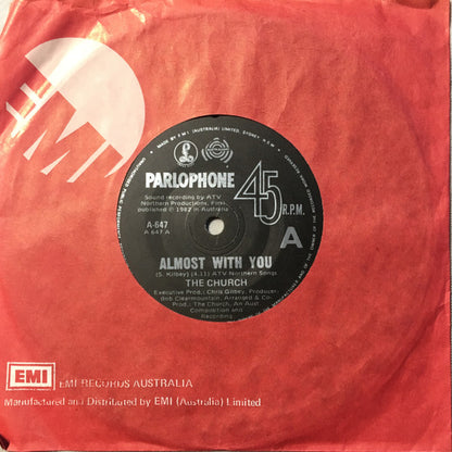 The Church : Almost With You (7", Single, Rai)