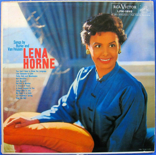 Lena Horne : Songs By Burke And Van Heusen (LP)