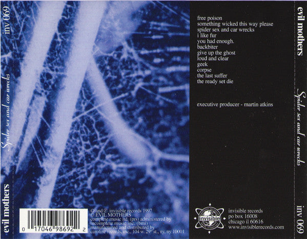Evil Mothers : Spider Sex And Car Wrecks (CD, Album)