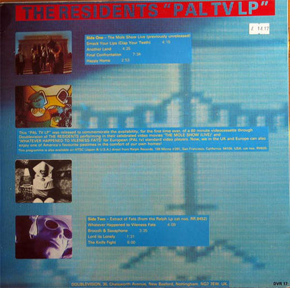 The Residents : PAL TV LP (LP, Comp, Ltd, Red)