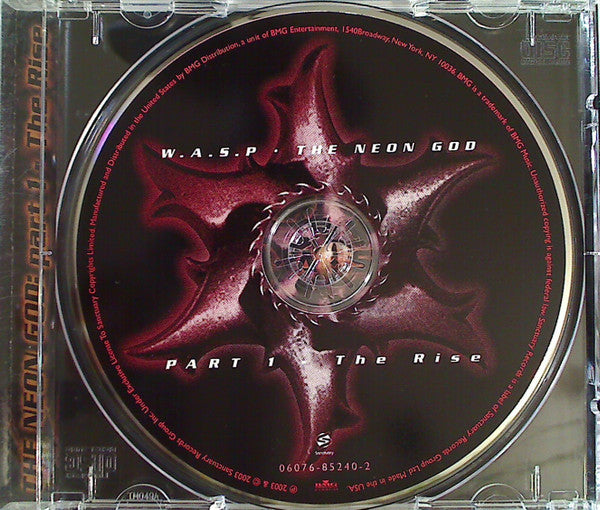 W.A.S.P. : The Neon God: Part 1 - The Rise (CD, Album, Club)