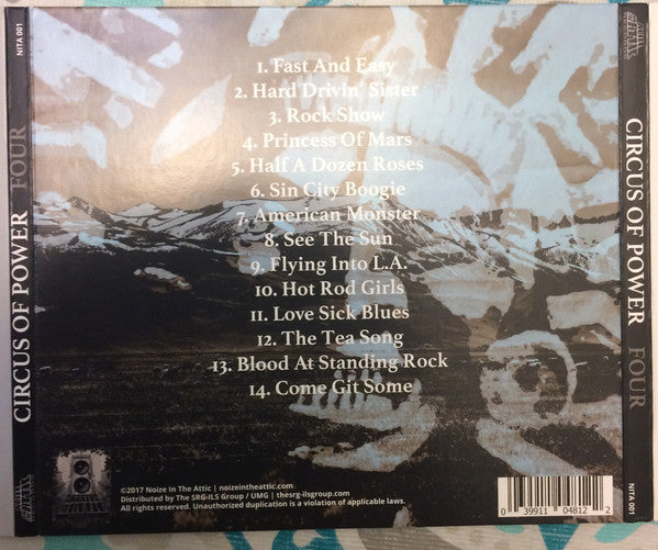 Circus Of Power : Four (CD, Album)