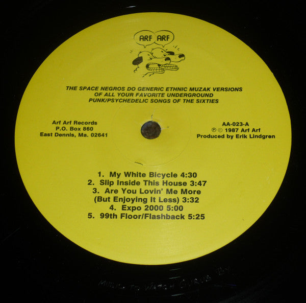The Space Negros : Do Generic Ethnic Muzak Versions Of All Your Favorite Underground Punk/Psychedelic Songs Of The Sixties (LP, Album)