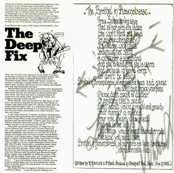 Michael Moorcock's Deep Fix : The New World's Fair (CD, Album, RE)
