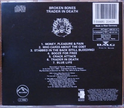 Broken Bones : Trader In Death (CD, EP, RE)