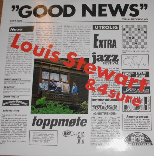 Louis Stewart & 4sure : Good News (LP, Album)