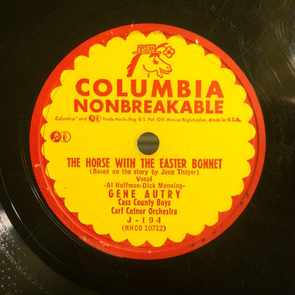 Gene Autry : Easter Mornin' / The Horse With The Easter Bonnet (10")