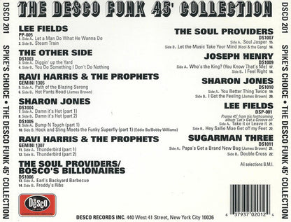 Various : Spike's Choice - The Desco Funk 45' Collection (CD, Comp)